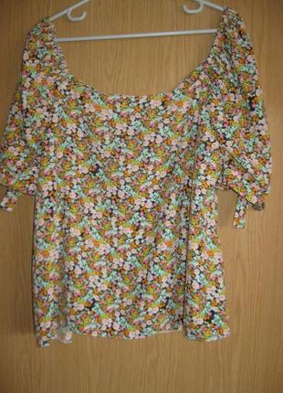 . Нова блузка з відкритими плечима "george" р.5010 фото