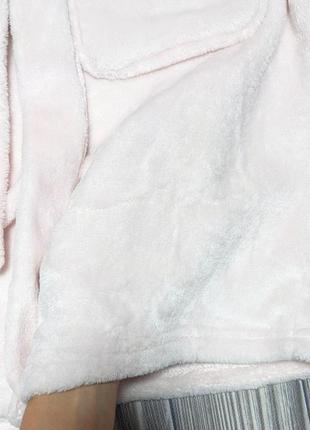 Нежно-розовый махровый халат f&f #25868 фото