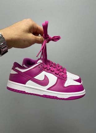 Найк данк ловля nike sb dunk low active fuchsia