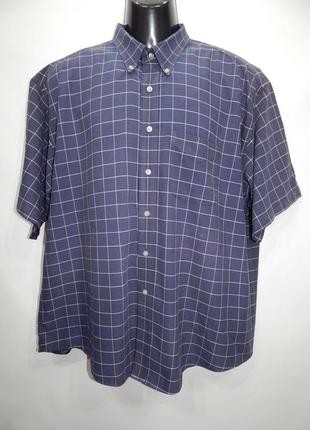 Мужская рубашка с коротким рукавом van heusen р.54-56 175дрбу (только в указанном размере, только 1 шт)