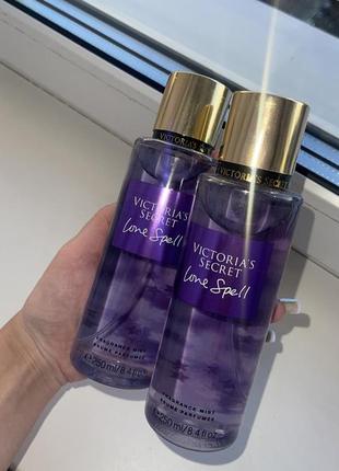 Спрей парфумований love spell  victoria's secret