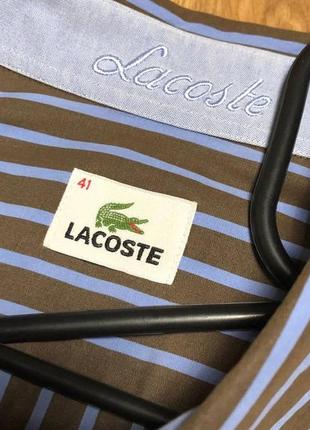 Lacoste размер m/l. рубашка/рубашка.6 фото