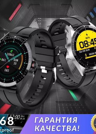 Смарт годинник smart watch чоловічий металевий kumi gw16t спортивний смарт-годинник чорний2 фото