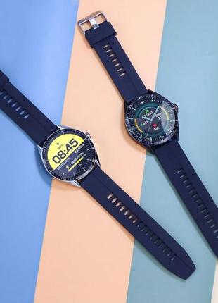 Смарт годинник smart watch чоловічий металевий kumi gw16t спортивний смарт-годинник чорний9 фото