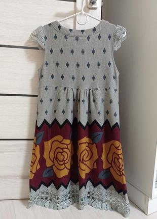 Платье сарафан с цветами кружевом jasmine.9 фото