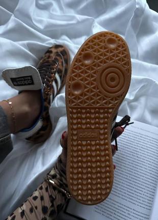 Кросівки adidas samba pony wales bonner leopard леопардові жіночі3 фото
