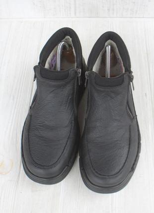 Зимние ботинки rieker кожа германия 42р непромокаемые5 фото