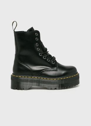 Dr martens ботинки сапоги ботинки боты кожаные из кожи черного черного черного цвета со строчкой оригинал