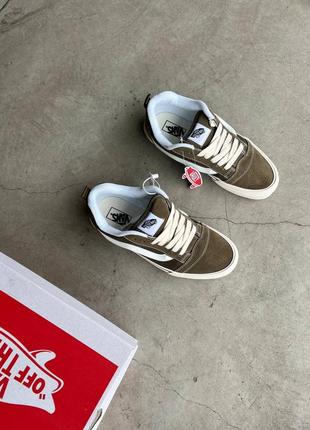 Мужские кеды в стиле vans knu skool khaki2 фото