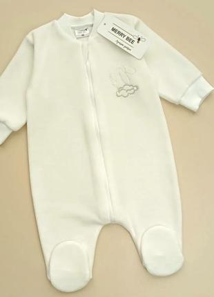 Велюровый человечек на молнии