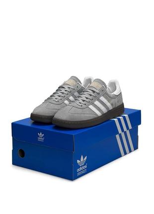 Чоловічі кросівки adidas spezial gray white#адидас
