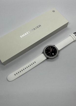 Женские смарт часы smart watch silver смарт-часы белые классические6 фото