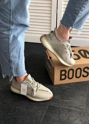 Женские кроссовки adidas yeezy boost 350 v2 sesame8 фото