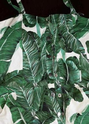 Комбинезон подростковый летний лист пальмы 158 1645 фото