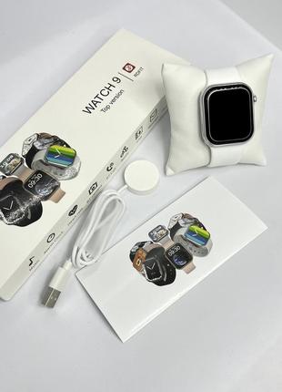 Смарт годинник smart apple watch чоловічі жіночі спортивні смарт-годинник білий5 фото