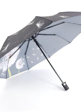 Женский зонт полуавтомат, антишторм с 9 спицами от производителя susino, купол из эпонжа2 фото