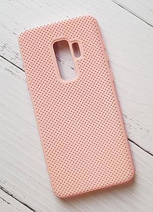 Чехол для samsung galaxy s9 plus (g965) гибкий тпу, пудровый