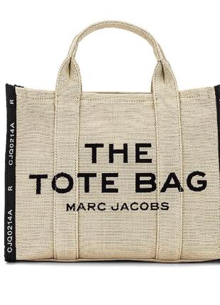 Сумка женская marc jacobs the jacquard tote bag бежевая