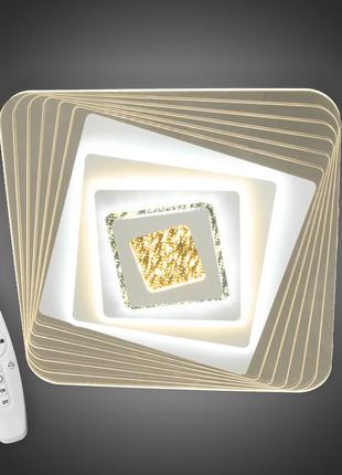 Люстра світлодіодна 517 dlight 3color з пультом 75 вт білий (01895)