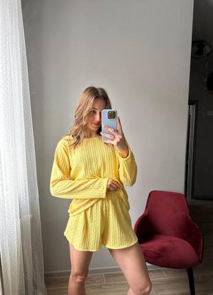 Женская пижама. костюм для дома, велюровая пижама.2 фото