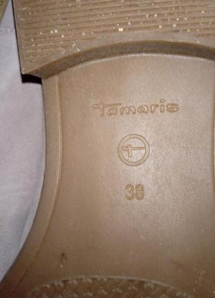 Ботинки легкие кожа tamaris нижняя размер 38-24.5см9 фото