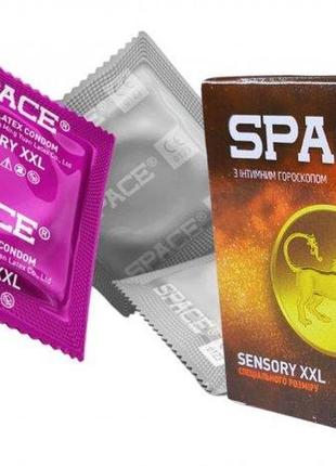 Презервативи space sensory xxl гороскоп лев 3 шт