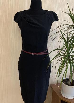 Класична сукня плаття футляр чорне eltex україна розмір s
