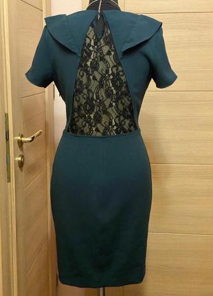 Соблазнительное итальянское платье теnax с имитацией открытой спины на размер 46, 48 или м, л
