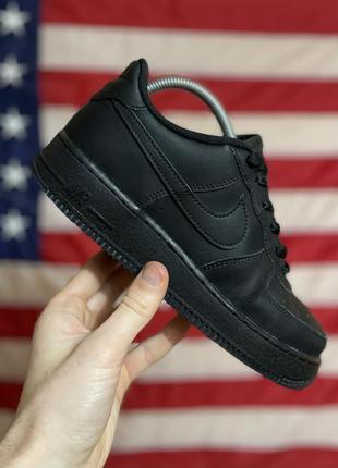 Женские оригинальные кожаные стильные кроссовки nike air force1 фото