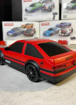 Дрифт машинка на радиоуправлении toyota ae86 trueno красная. машинка на пульте управления для дрифта4 фото