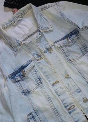 Лжинсовка джинсовая куртка с принтом3 фото
