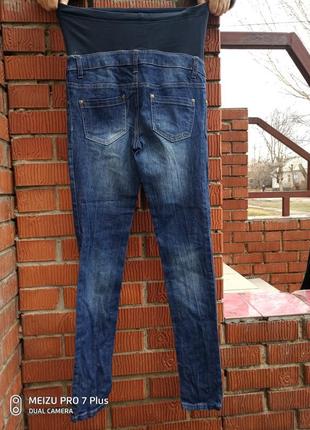Джинсовые стрейч скинни, джинсы для беременных bpc3 фото