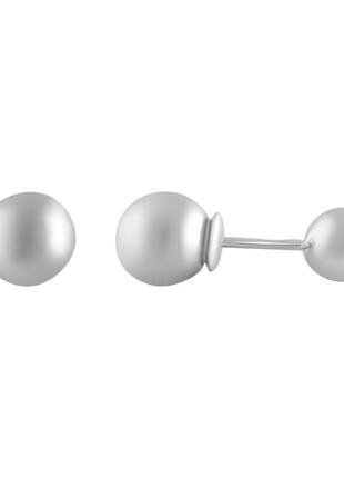 Стильні сучасні срібні сережки без каменів жіночі маленькі серги зі срібла діор гвоздики кульчики1 фото