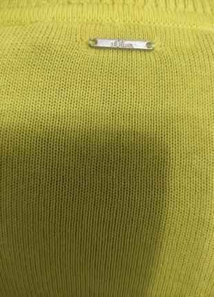 S oliver брендовый свитер гольф водолазка коттон трикотаж.8 фото