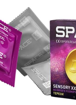 Презервативы space sensory xxl весы 3 шт