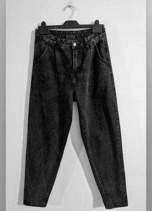 Джинсы с высокой посадкой shein denim jeans1 фото