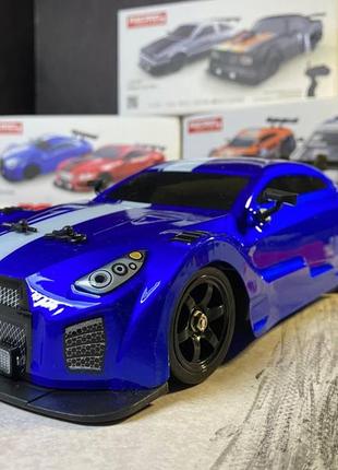 Дрифт машинка на радіоуправлінні nissan gt-r nismo 4wd 28.5см 1:16. машинка на пульті управління для дрифту