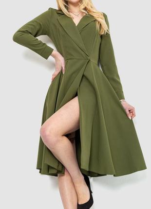 Плаття , сукня ,колір темно-оливковий2 фото