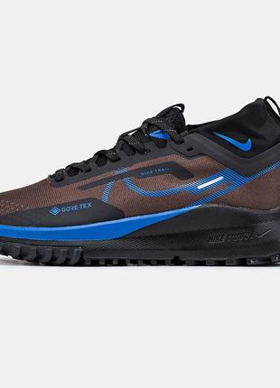 Чоловічі кросівки nike pegasus trail 4 gore-tex brown blue 41-43-44-45