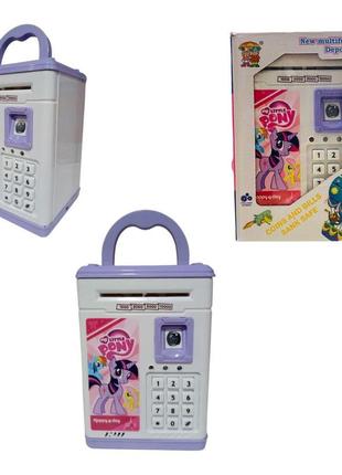 2208-1м сейф игрушечный, с кодовым замком, и отпечатком пальца, в коробке