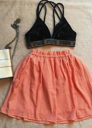 Юбка в горошек