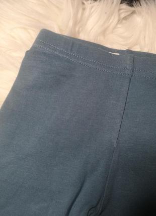 Трикотажные брюки на 3-6 месяцев штанишки4 фото