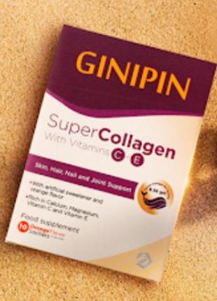 Ginipin super collagen колаген єгипет 9 саше5 фото