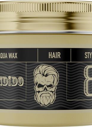 Воск для укладки волос на водной основе экстр сильной фиксации aqua wax 8 extreme strong bandido, 125 мл