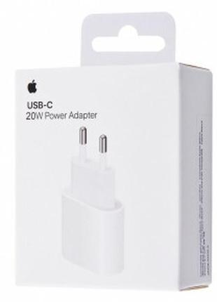 Мережевий зарядний пристрій apple 20w usb-c (a2347)- білий2 фото