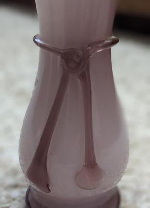 Рожева ваза міні, маленька ваза на стіл, фіолетова ваза подарунок4 фото
