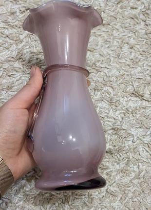 Рожева ваза міні, маленька ваза на стіл, фіолетова ваза подарунок6 фото