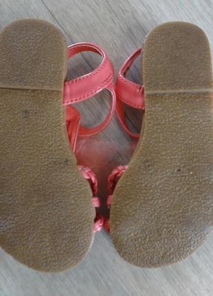 Красивые розовые боссоножки сандали на девочку 25 26 16 16,5см2 фото