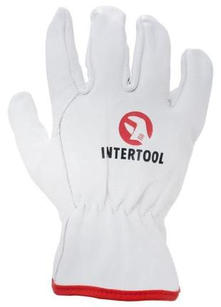 Рукавичка intertool — овеча шкіра 10"