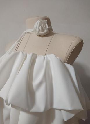 Топ волан из вискозы